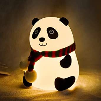 Cute Panda Silicon Night Lamp 7 Colour Changing Light