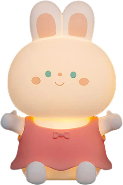 USB Rechargable Rabbit Night Light Lamp for Kids Bedroom, Birthday Gifts, Home Decor, Return gifts etc.