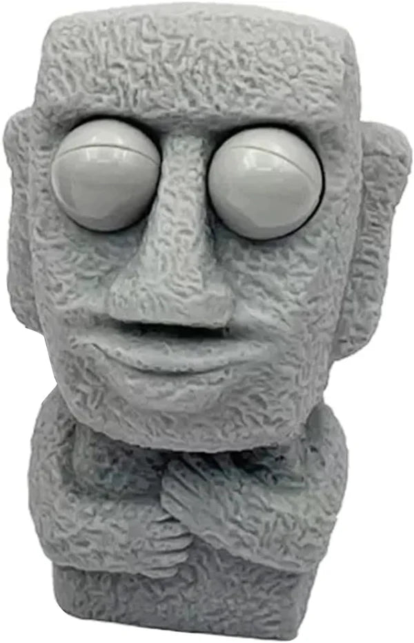 Featuring a Simulation Design, are Ideal Stress Relief and Anxiety Sensory  Eye Popping Rock Man Toy for Anxiety Stress Relief Lovers.