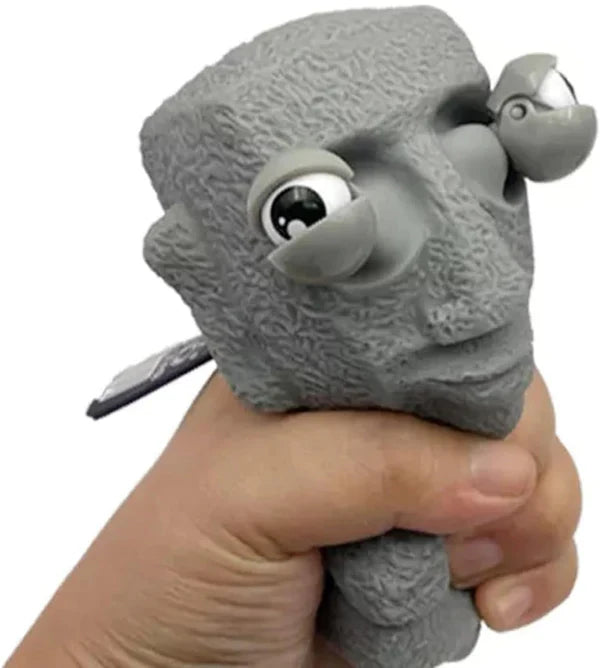 Featuring a Simulation Design, are Ideal Stress Relief and Anxiety Sensory  Eye Popping Rock Man Toy for Anxiety Stress Relief Lovers.