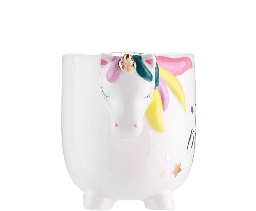 3D Unicorn Ceramic Coffee Mug (450 ml)