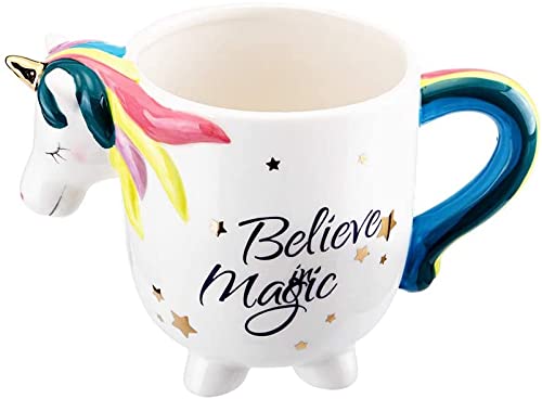 3D Unicorn Ceramic Coffee Mug (450 ml)