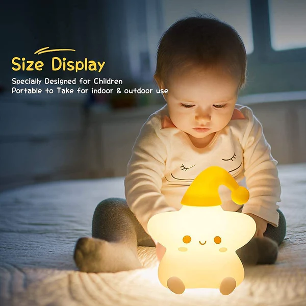 Creative Star Night Light Cartoon Soft Lamp