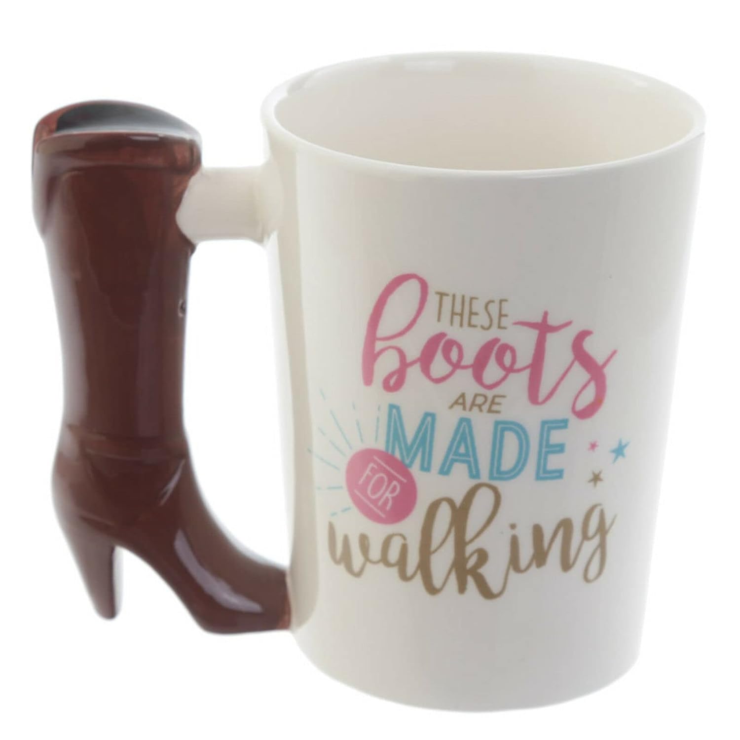 Stylish High Heel Boot Shape Handel Ceramic Coffee & tea Mug For Girls and women, Boots Lover Stylish People, Fashion Lover And Best Gift Idea For Your Lady.