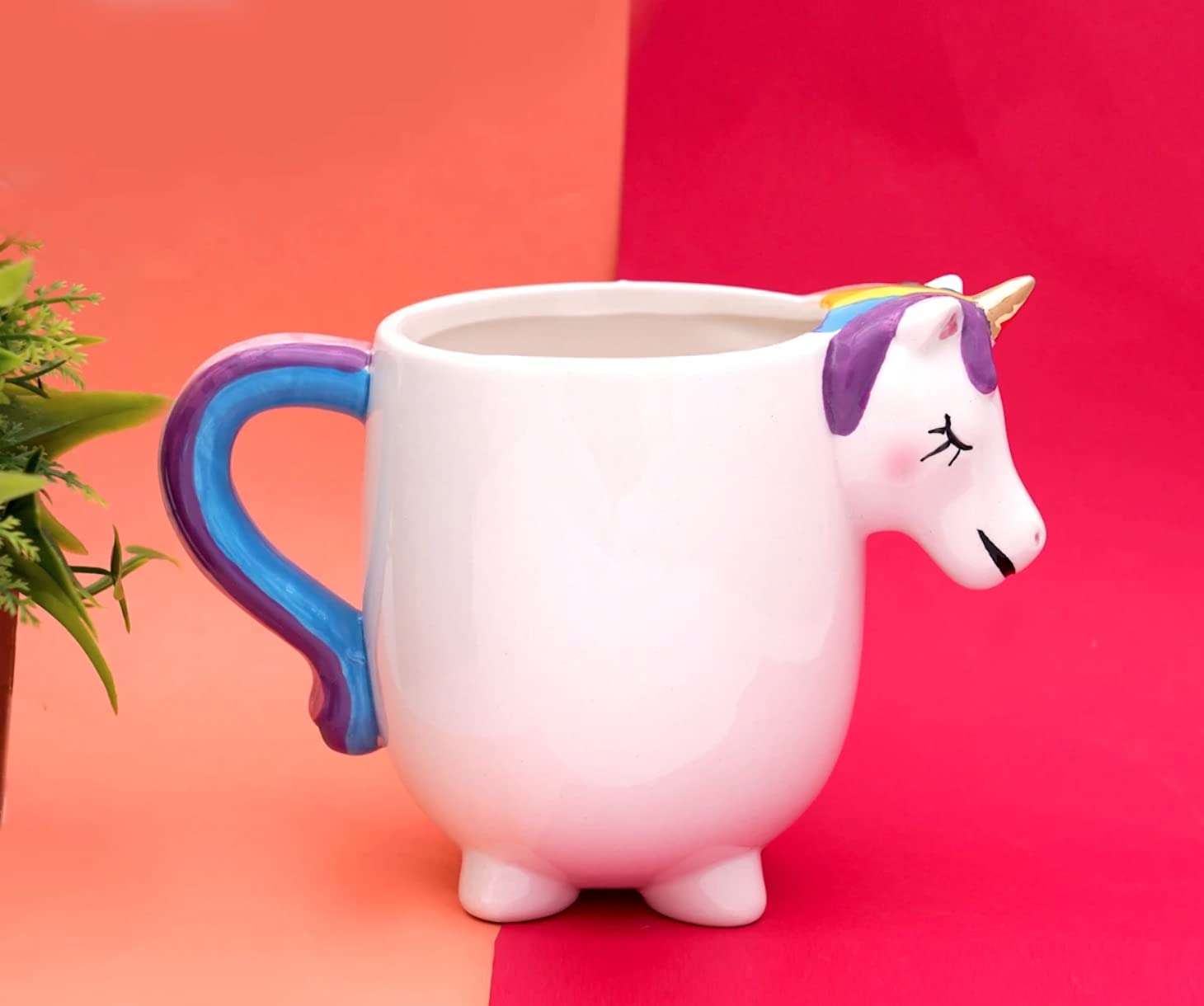 3D Unicorn Ceramic Coffee Mug (450 ml)