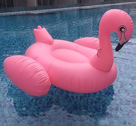 Inflatable Giant Swimming Pink Swan Flamingo Floating Pool Toys  summer swimming pvc inflatable exclusive fashion flamingo pink water inflatable swimming pool floating row