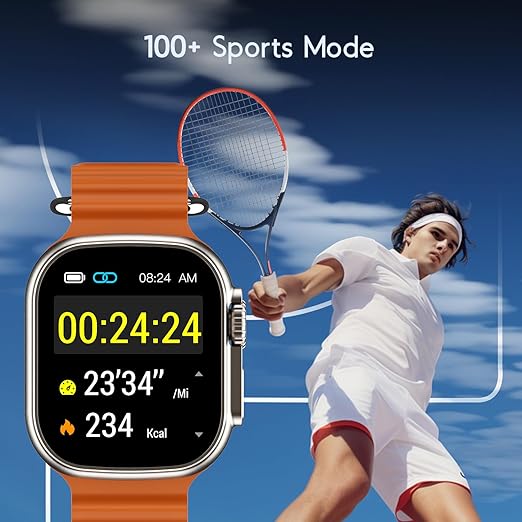 7in1 Ultra Smartwatch with 7 Straps