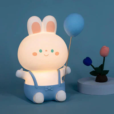 USB Rechargable Rabbit Night Light Lamp for Kids Bedroom, Birthday Gifts, Home Decor, Return gifts etc.