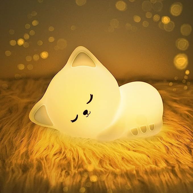 Soft Silicone Cat Night Lights