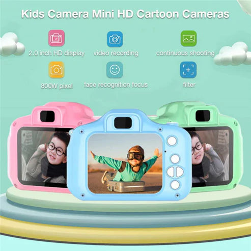 Mini Digital Kids' Waterproof Camera for Outdoor Photography Fun