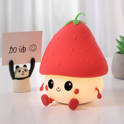 Kawaii Strawberry Mini Night Light