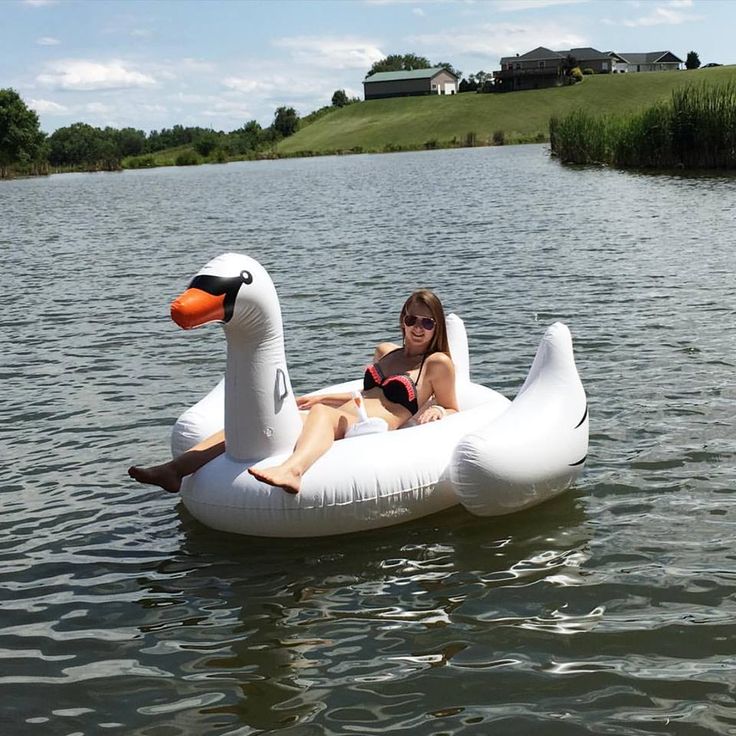 Swan pool inflatables boat,Water inflatable little swan floating row pvc blowing white swan floating bed for pool in hot summers.