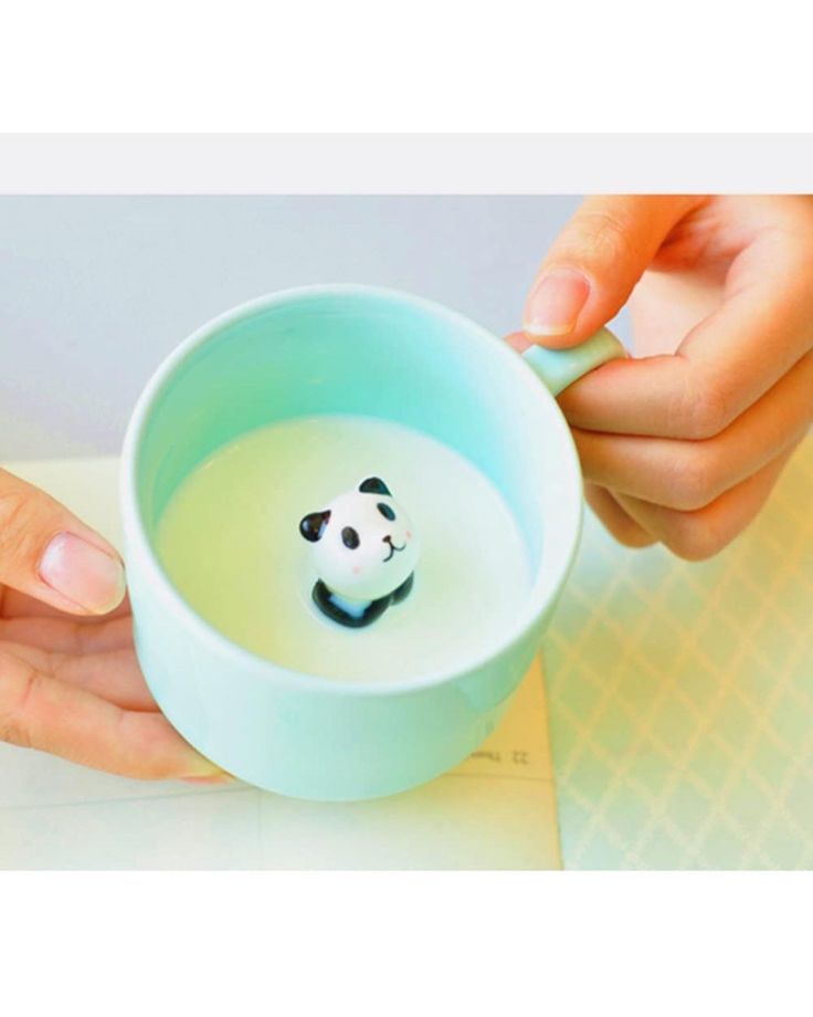 Cute 3D Panda Inside Coffee & Tea  Mug For Tea and Coffee Lovers, Cute Cartoon Animal Mug