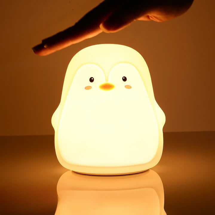 Penguin Night Light Led Cute Cartoon Silicone lamp