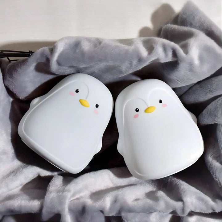 Penguin Night Light Led Cute Cartoon Silicone lamp