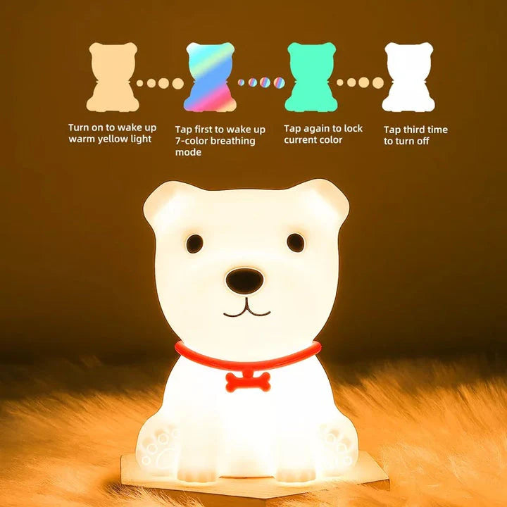 Puppy Silicone Night Light