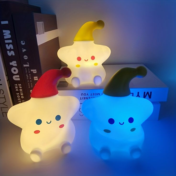 Creative Star Night Light Cartoon Soft Lamp