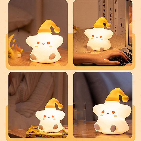 Creative Star Night Light Cartoon Soft Lamp