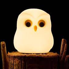 Cute Owl Kids Night Light Lamp