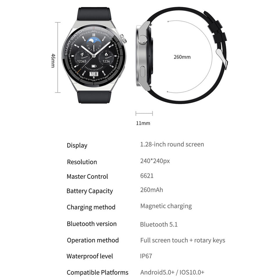 Wearfit Pro Y11 Porsche Design Edge Pro Smartwatch